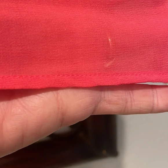 Urban Outfitters Pins & Needles coral sheer flowy 3/4 in sleeves size Small - Picture 5 of 9